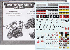 Games Workshop Ork Warbiker Mob assembled set shows scalable hobby model.