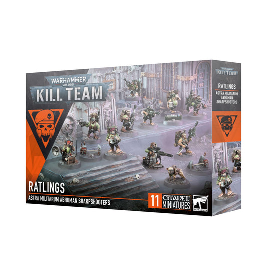 Games Workshop Ratlings Squad ready for Kill Team battles with versatile weapon options.