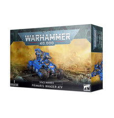 Games Workshop Space Marine Primaris Quad Invader tabletop model ready to deploy fire support.