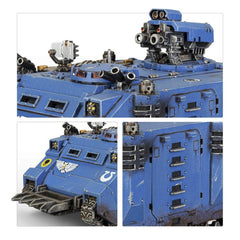 Razorback turret detail by Games Workshop highlighting heavy bolter and lascannon options