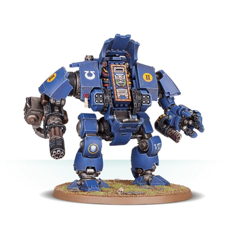 Games Workshop Primaris Redemptor Dreadnought assembly enables tactical pose customization