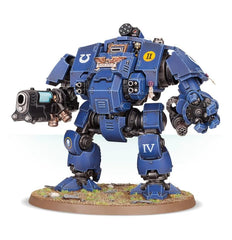 Games Workshop Primaris Redemptor Dreadnought parts laid out for multi-option build
