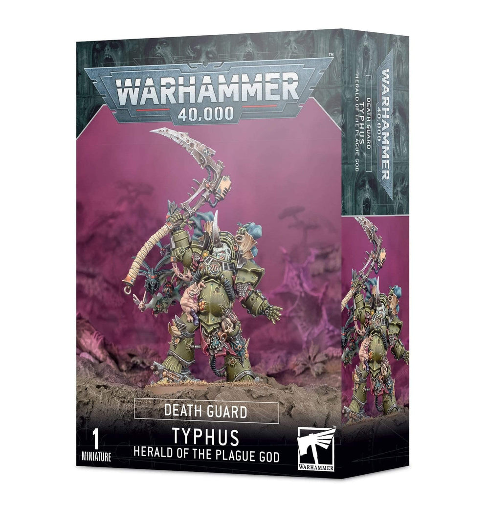 Games Workshop Terminus Est base scene featuring Typhus for display.