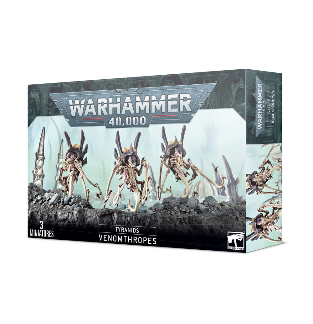 Games Workshop Tyranids Venomthropes miniature close-up to boost tabletop immersion.