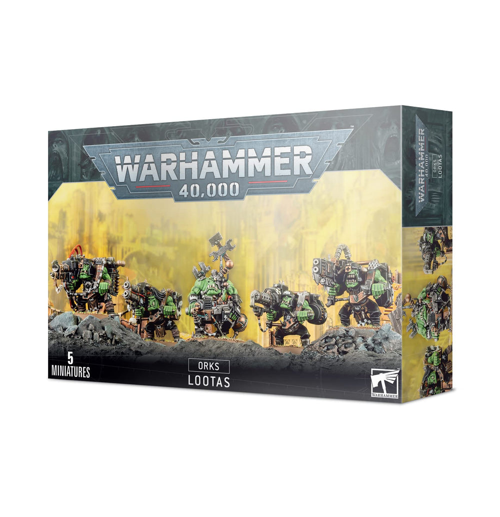 Games Workshop Ork Lootas 2018 plastic miniature for painting and tabletop games