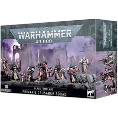 Games Workshop Primaris Crusader Squad assembled for tabletop battles with versatile loadout options for Black Templars