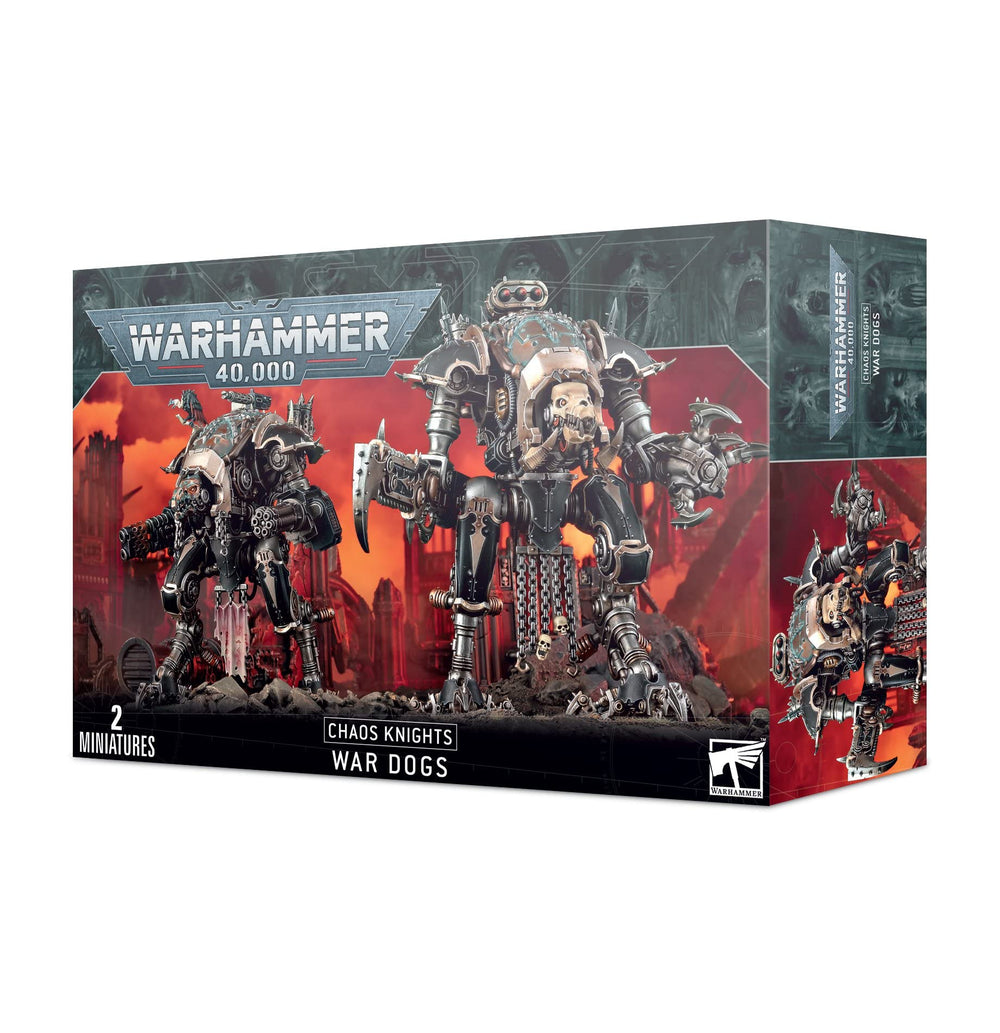 Games Workshop Warhammer 40k Chaos Knights War Dogs miniature for tabletop battles