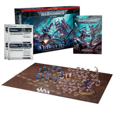 Games Workshop Warhammer 40,000 Starter Set cover with Space Marines vs Tyranids for beginners