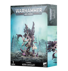 Games Workshop Tyranids Norn Emissary assembly, a towering centerpiece for tabletop battles and display.