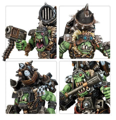 Games Workshop Warhammer Ork Stormboyz pose-formation figures enable versatile army layouts.