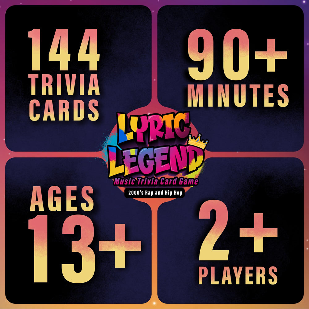 Three-in-one Lyric Legend box design with stacked decks visible