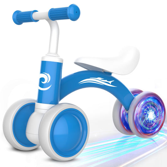 Gamfeiny colorful lighting rear wheel glow enhances early riding fun for toddlers.