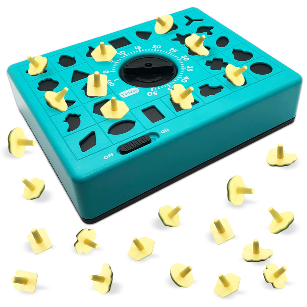 Gamie Artcreativity Pop Up Board Game pieces arranged for easy sorting and fast play.