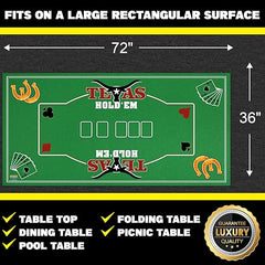 Gamie Blackjack side mat ideal for casual parties and practice rounds.