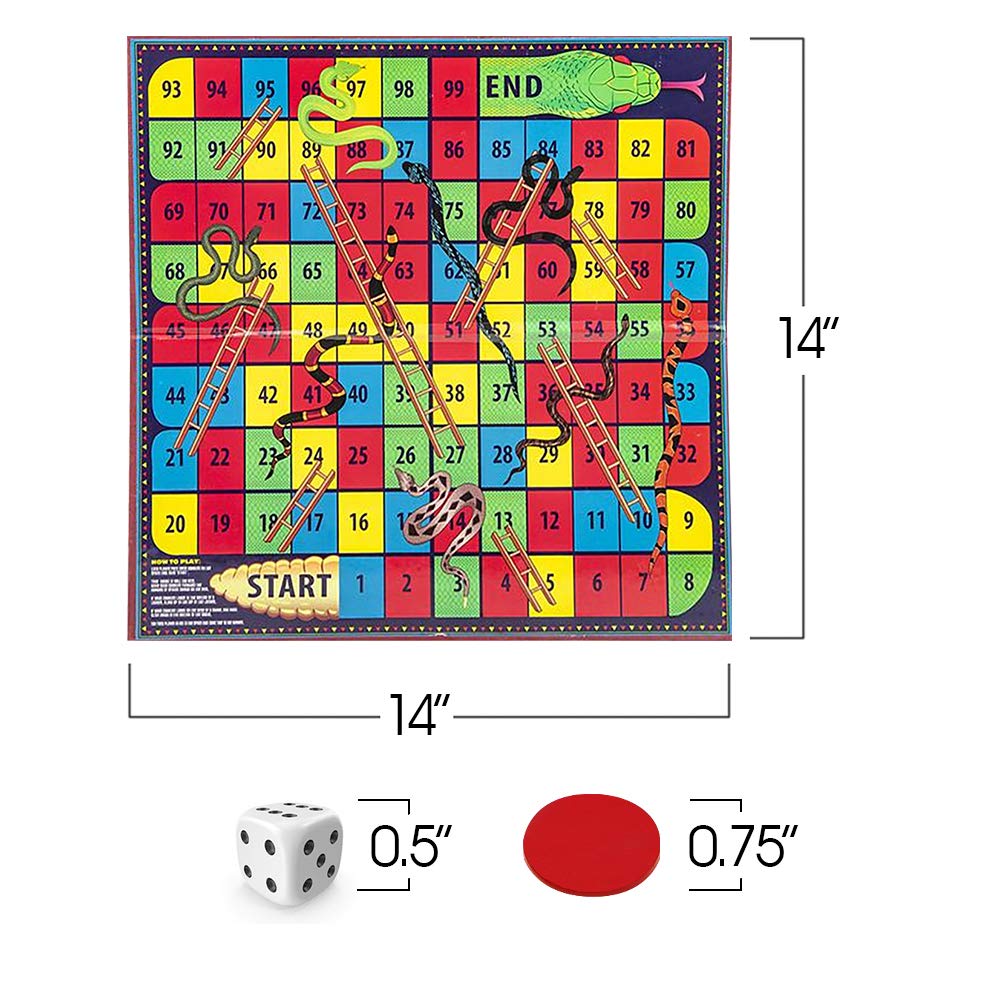 Gamie Snakes and Ladders colorful pegs for vibrant multiplayer play.