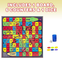 Gamie Snakes and Ladders dice for quick turns and excitement.
