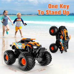 Gampop Monster Truck dual spray feature adds realistic off-road flair.