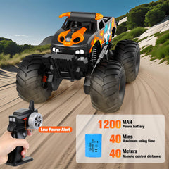 Gampop Monster Truck LED lights enhance nighttime play and visibility.