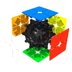 GAN 249 V2 bright stickerless colors aid side distinction during speed solves
