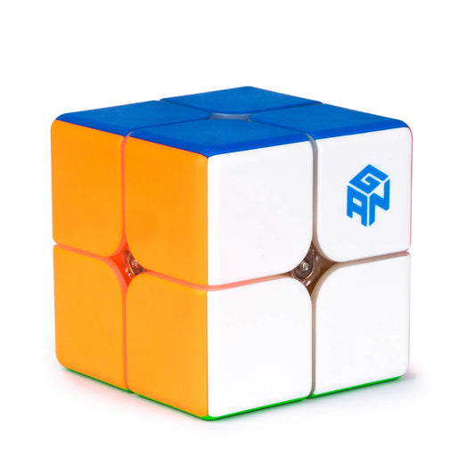 GAN 249 V2 front view shows stickerless design for quick color recognition during fast solves
