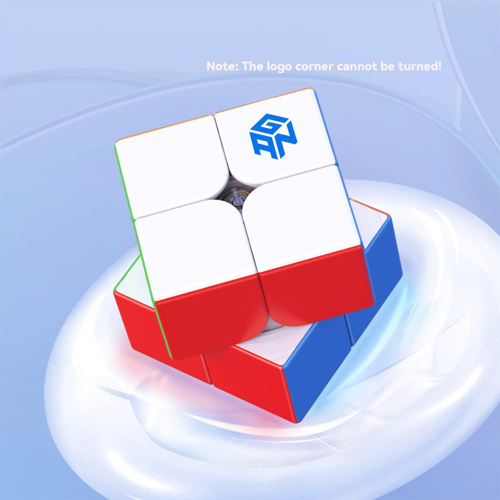 GAN 251 V2 stickerless colors help quick color recognition during play.