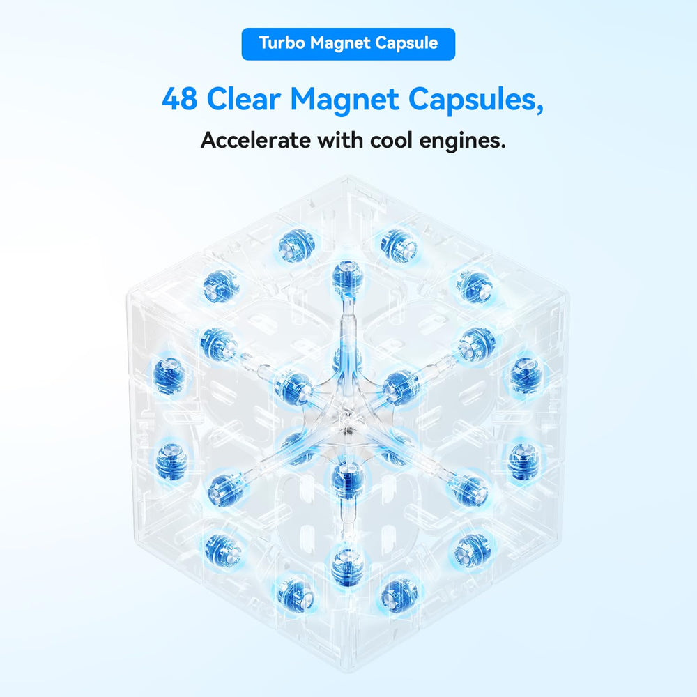 GAN 356 ME frosted version offers a matte feel for grip.