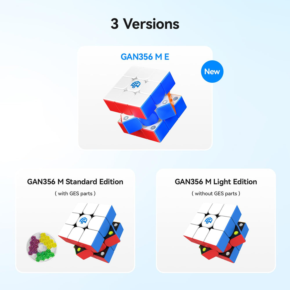 GAN 356 ME smart gift-ready design suits beginners and collectors.