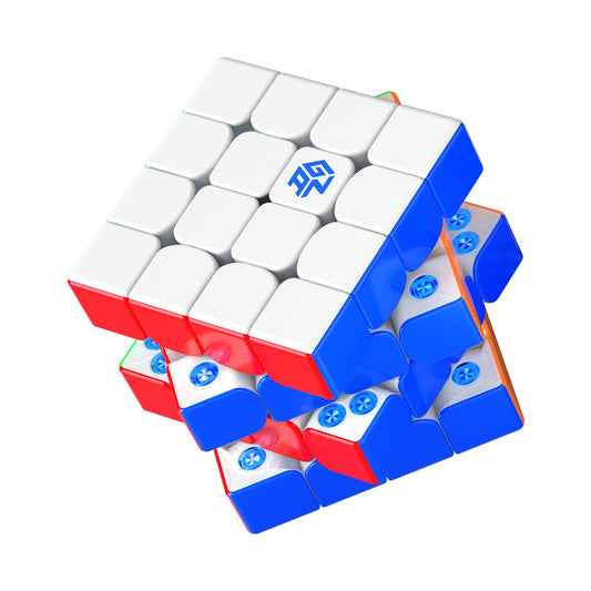 GAN 460 M V2 4x4 speed cube top view for smooth, stable turns
