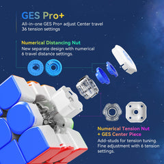 GAN 12 Maglev stickerless design with clean handling