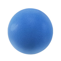 Ganjiang blue foam ball close-up showing easy-grip texture for kids.