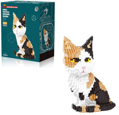 GaoDeBuChou Cat 3D micro puzzle assembly for STEM play and display