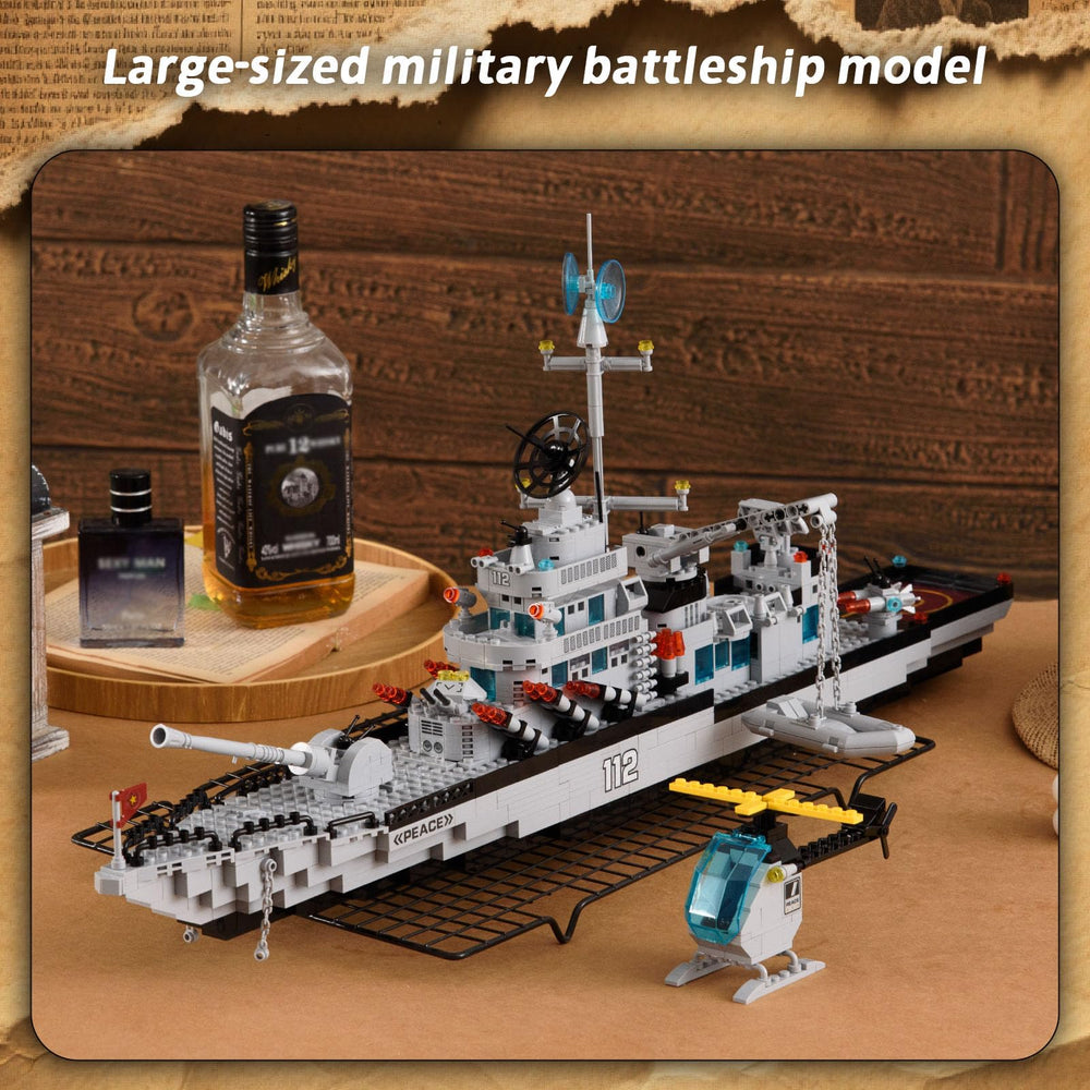 GaoDeBuChou WW2 battleship collection-display creates dramatic diorama-ready exhibit.