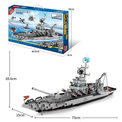 GaoDeBuChou WW2 battleship parts-fit ensures reliable alignment and durable play.