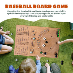 GAOMEIDA Baseball Dice Board Game on table during party night