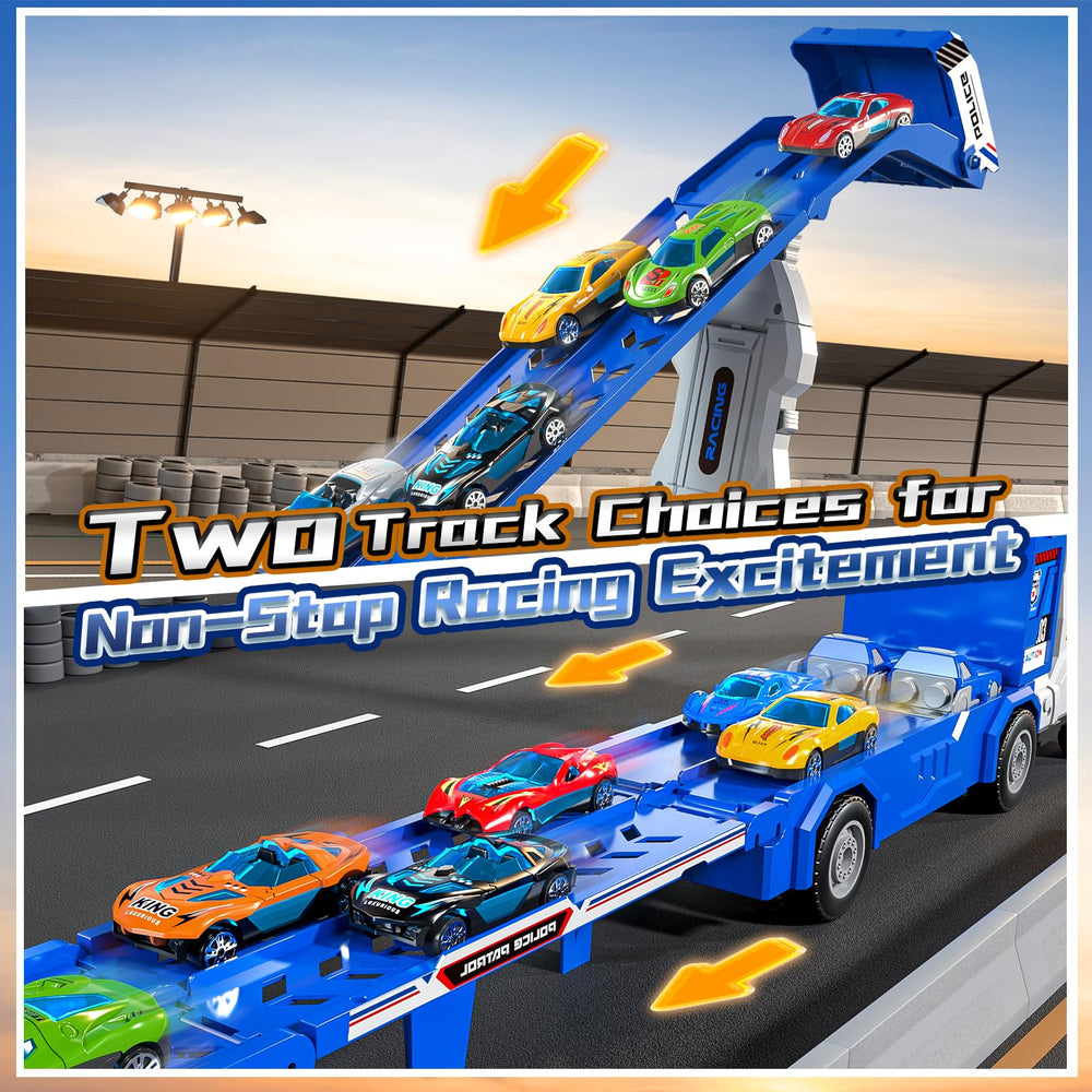 Garbo Star twelve-die-cast cars offer durable, high-quality play sessions