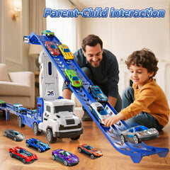 Garbo Star race catapults with easy-release levers for quick launches