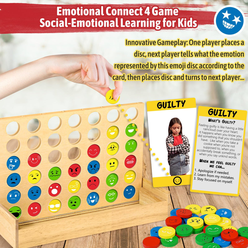 Garybank 56 emotion cards with real-life photos for relatable emotion identification
