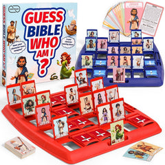 Garybank Guess Bible Characters Card Set invites kids to learn 24 figures interactively.