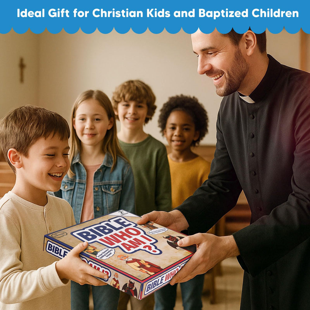 Garybank Guess Bible Who Am I Game youth group activity setup