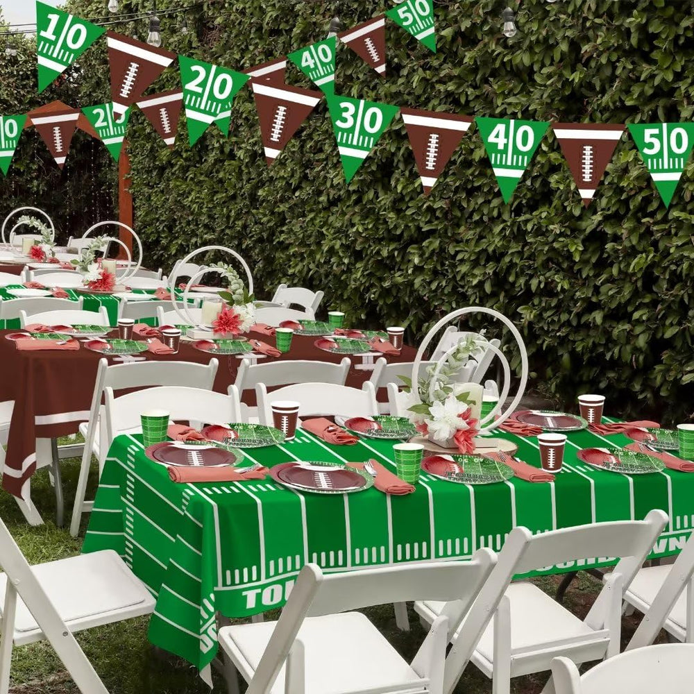 Gatherfun football cups 9oz sturdy for game day beverages