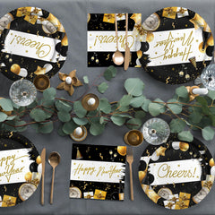 Gatherfun Happy New Year Kit 50 napkins for quick cleanup and coordination.