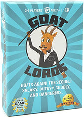 Gatwick Games Goat Lords card setup with cards ready for action and quick play.