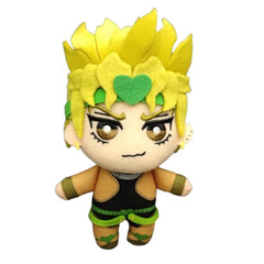 GAUDie Kakyoin Noriaki Jotaro Brando plush front view, soft fabric ideal for cuddling and display.