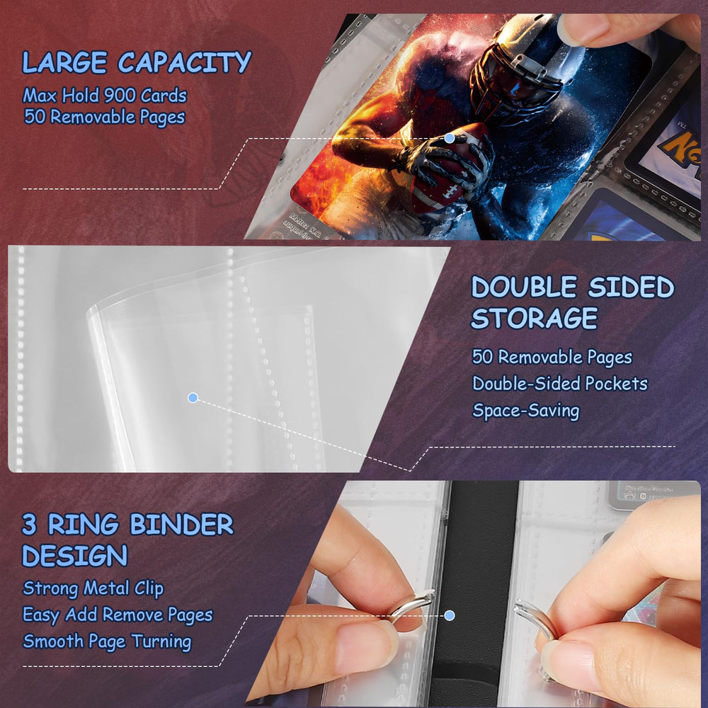 Gbchais flexible 3-ring binder lets you add or remove pages effortlessly