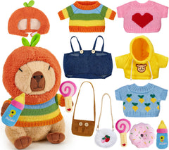 G.C 13-pcs plush toy fashion set in box for creative dress-up play.