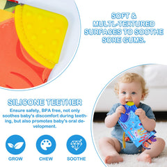 GCTZZ Baby Books with safety seams allow durable chew-friendly exploration