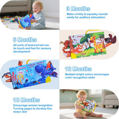 GCTZZ Baby Books squeaky sounds enhance auditory awareness during play