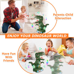 GDBAQAN dinosaur toy with water bottle for spray mist pretend play