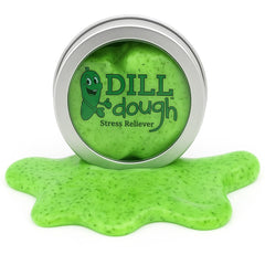 Gears Out Dill Dough Stress Putty in tin offers compact desk stress relief