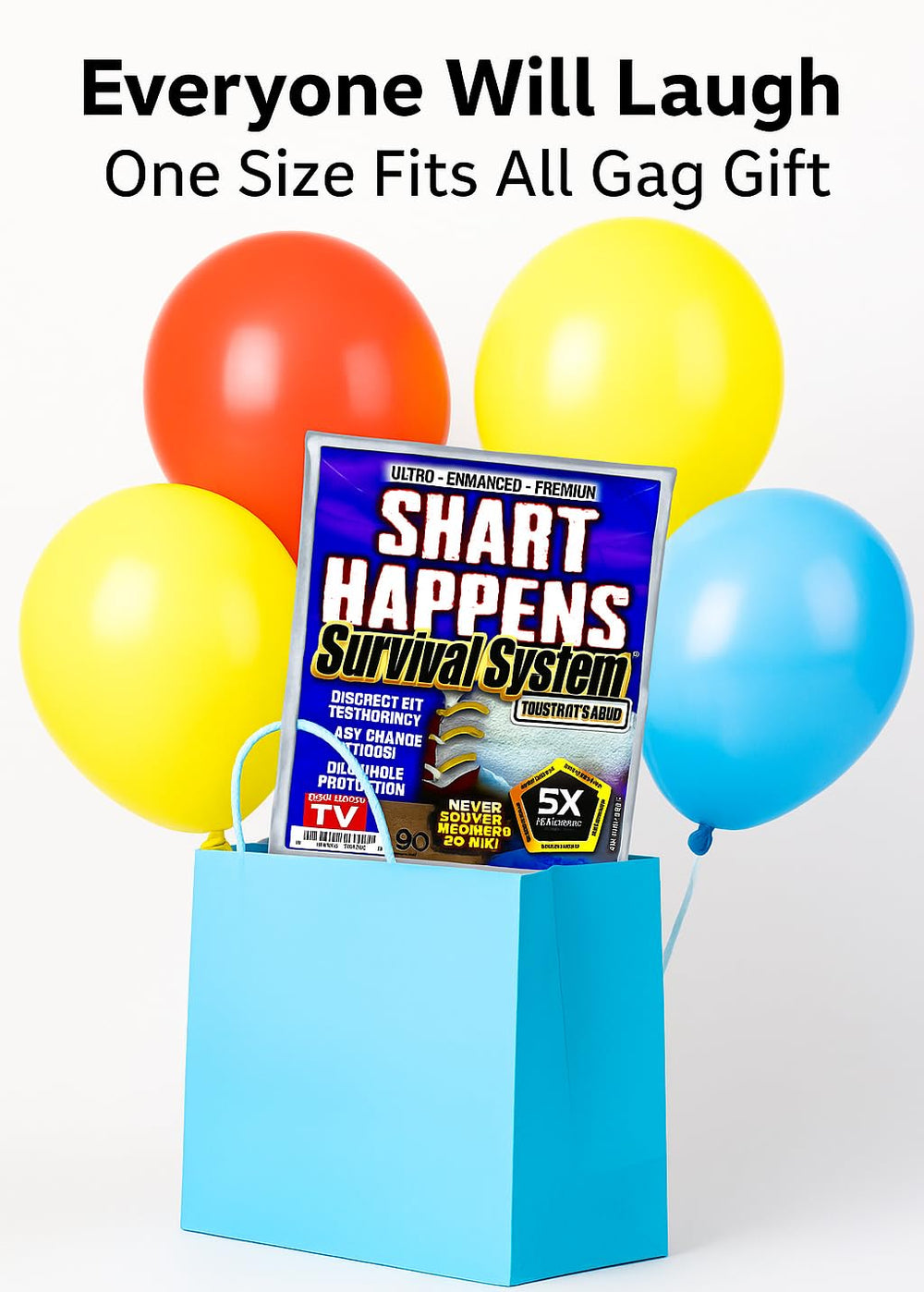 Gears Out Shart Happens extreme-blowout protection fuels party banter.